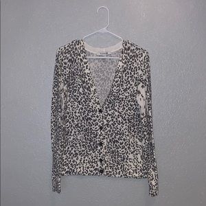 Leopard print sweater